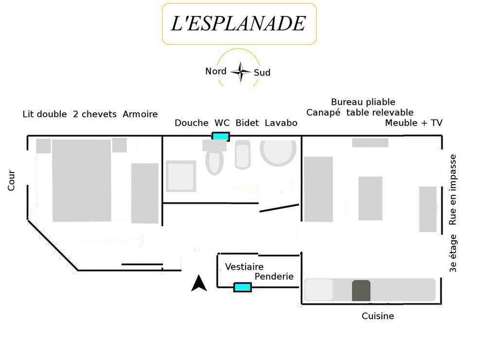 شقة نيس  في L'Esplanade المظهر الخارجي الصورة